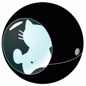 R製　黒猫ドール用カプセル型宇宙船